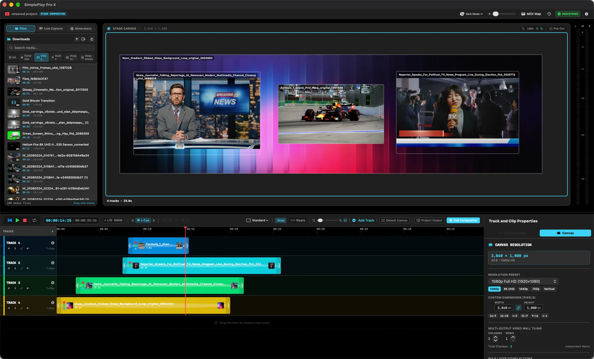 SimplePlay Pro X interface